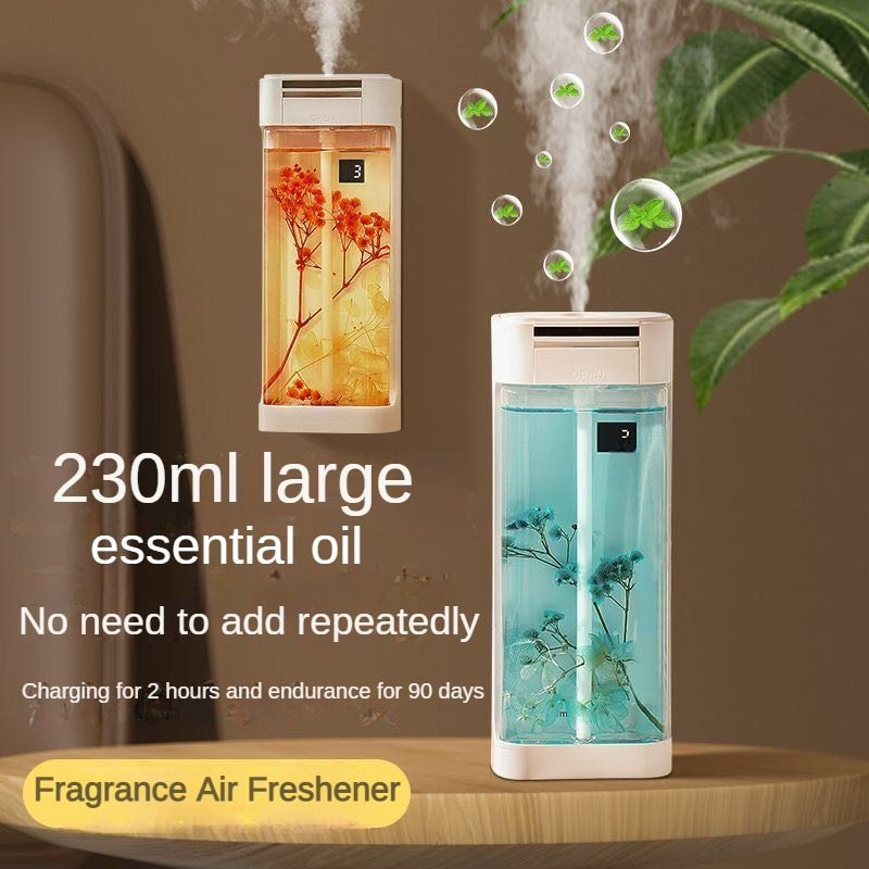 น้ํามันหอมระเหยธรรมชาติ Aroma Diffuser Air Freshener สเปรย์อโรมา 230ML ขนาดใหญ่ความจุ Humidifier น้ําหอม Home Toilet โรงแรมกลิ่นหอมระงับกลิ่นกาย 香机
