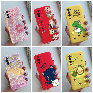 เคสโทรศัพท์มือถือ ซิลิโคนนิ่ม ผิวด้าน กันกระแทก พิมพ์ลายลูกอมน่ารัก สําหรับ OPPO A74 5G A54 5G