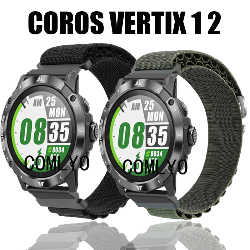 For COROS VERTIX2 Vertix 2 สายนาฬิกาข้อมือไนล่อน แบบนิ่ม สําหรับ
