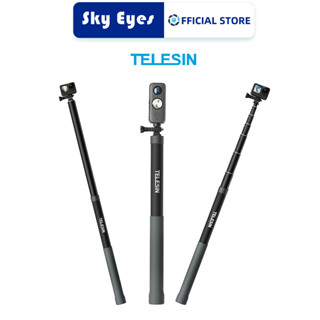 Telesin ไม้เซลฟี่คาร์บอนไฟเบอร์ กันน้ํา 3 เมตร สําหรับกล้องแอคชั่น GoPro 11 10 9 8 7 insta360 X3 RS GO2 DJI Action 3 etc