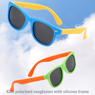 แว่นตากันแดด เลนส์โพลาไรซ์ TR90 ซิลิโคน เพื่อความปลอดภัย สํา…