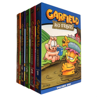 ของแท้ แผ่น Garfield and Friends Season 1-5 Garfield and Friends Season 1-5 HD Anime 15 Discs Hobby Collection