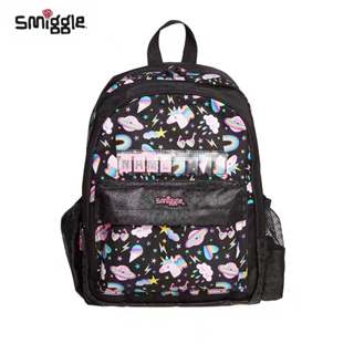 Smiggle Unicorn Junior Id กระเป๋าเป้สะพายหลัง กระเป๋านักเรียน สีดํา สําหรับเด็ก