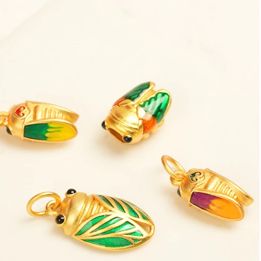 ลูกปัดทราย สีทอง สำหรับทำเครื่องประดับ สร้อยข้อมือ DIY thumbnail 3