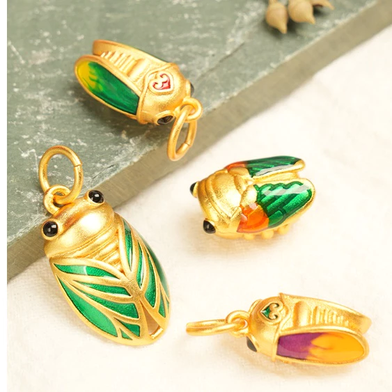 ลูกปัดทราย สีทอง สำหรับทำเครื่องประดับ สร้อยข้อมือ DIY thumbnail 6