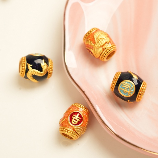 ลูกปัดทราย สีทอง ขนาดเล็ก ติดทนนาน อุปกรณ์เสริม สําหรับทําสร้อยข้อมือ diy - รูปที่ 2