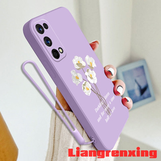 เคสซิลิโคนนิ่ม ลายดอกไม้ กันกระแทก สําหรับ realme 7 pro realme 7i realme c17 YTBH01