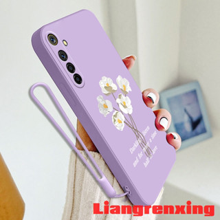 เคสโทรศัพท์มือถือ ซิลิโคนนิ่ม กันกระแทก ลายดอกไม้ สําหรับ realme 6 pro realme 6 YTBH01