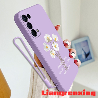 เคสซิลิโคนนิ่ม ลายดอกไม้ กันกระแทก สําหรับ oppo RENO 5 5g oppo RENO 4 4g reno5 5g YTBH01