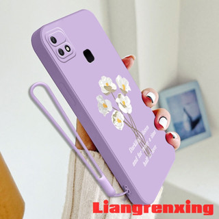 Infinix HOT 10i เคสโทรศัพท์ ซิลิโคนนิ่ม ป้องกันของเหลว เรียบ กันกระแทก กันชน ลายดอกไม้ รัก YTBH01