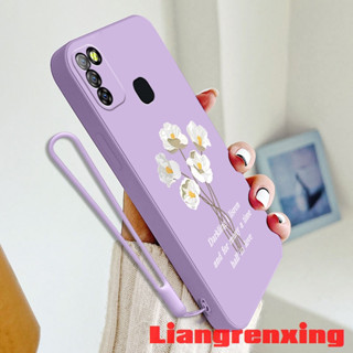 เคสซิลิโคนนิ่ม ลายดอกไม้ กันกระแทก สําหรับ infinix smart 5 YTBH01