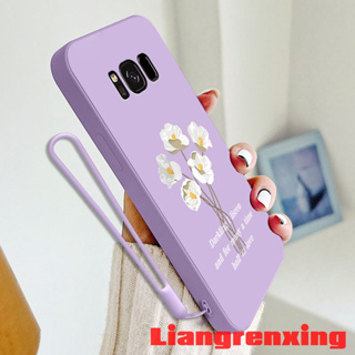 เคสโทรศัพท์มือถือ ซิลิโคนนิ่ม กันกระแทก ลายดอกไม้ สําหรับ samsung s8 plus s8 YTBH01