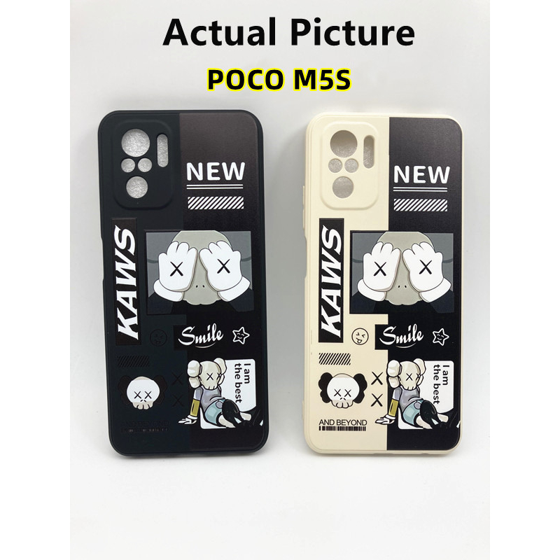 เคส Poco M5S เคส Poco F3 X3 M3 M4 Pro NFC 5G กันกระแทก ซิลิโคน พร้อมฝาครอบกล้อง ใหม่ เคสซิลิโคนเหลว 
