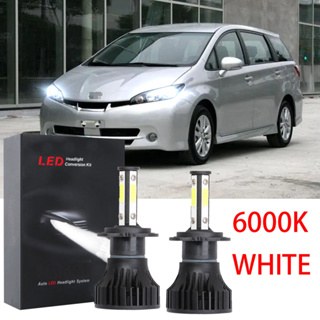 หลอดไฟหน้ารถยนต์ LED 6000K สีขาว แบบเปลี่ยน สําหรับ Toyota Wish 2009-2017 (NFL) (1 คู่)