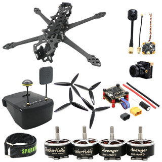 โดรนบังคับ คาร์บอนไฟเบอร์ 7 นิ้ว 295 มม. F4 V3 50A ESC 2810 1500KV มอเตอร์ 1300mW 5.8G 40CH VTX ELRS