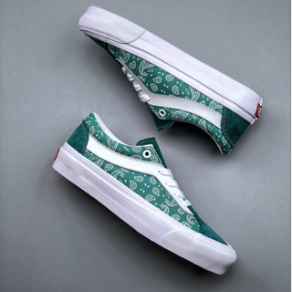 รองเท้าผ้าใบ VANS รุ่น BOLD NI Avocado Green Cashew Flower สําหรับผู้ชาย