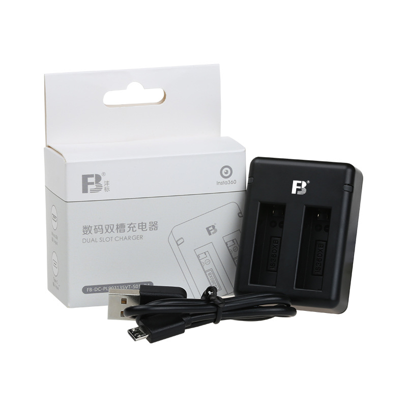 เครื่องชาร์จแบตเตอรี่สำหรับ Insta360 One X (1100mAh) อุปกรณ์เสริมสำหรับเปลี่ยนแบตเตอรี่