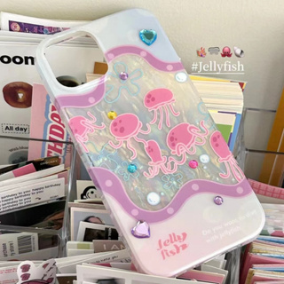 เคสโทรศัพท์มือถือ tpu แบบนิ่ม ลายแมงกะพรุน สําหรับ iPhone 14 14promax 14pro 11 12 12PRO 12PROMAX 13 13pro 13promax