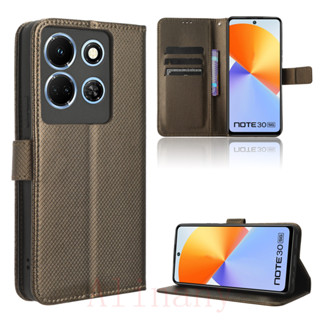 infinix Note 30 5G เคส PU Leather Case เคสโทรศัพท์ Stand Wallet infinix Note30 5G เคสมือถือ Cover