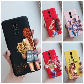 เคสโทรศัพท์มือถือ ซิลิโคนนิ่ม TPU ลายเด็กผู้หญิง แฟชั่น สําหรับ OPPO F11 F11 CPH1913 CPH1911