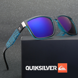 Quiksilver แว่นตากันแดด โพลาไรซ์ กรอบสี่เหลี่ยม สไตล์วินเทจ โฟโตโครมิก สําหรับผู้ชาย ผู้หญิง