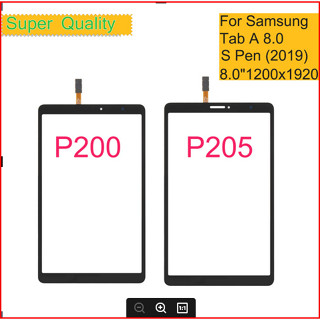 แผงเซนเซอร์หน้าจอสัมผัสดิจิทัล LCD สําหรับ Samsung Galaxy Tab A 8.0 &amp; S Pen (2019) SM-P200 SM-P205