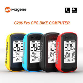 Magene C206 Pro เครื่องวัดความเร็วจักรยาน ไร้สาย กันน้ํา IPX6 GPS 1.9 นิ้ว หน้าจอ LCD บลูทูธ ANT+ mtb