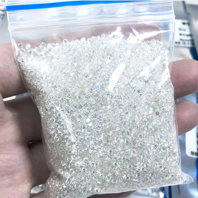 G/h small round moissanite 0.8-3.0mm เพชรโมอิส ทรงกลม ขนาดเล็ก 1ct per pack