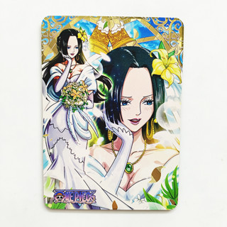 การ์ดโลหะ รูปการ์ตูนอนิเมะ Boa Hancock Nami Nico Robin สําหรับเก็บสะสม