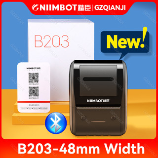 Niimbot เครื่องพิมพ์ฉลาก B203 ไร้สาย บลูทูธ ขนาดเล็ก เครื่องพิมพ์ฉลากความร้อน เทปสติกเกอร์ ม้วนกระดาษ เครื่องปริ้นท์ไร้หมึก