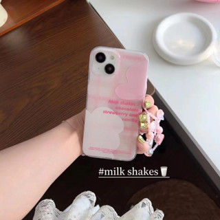 เคสโทรศัพท์มือถือ Tpu แบบนิ่ม สีชมพู สําหรับ iPhone 11 12pro 13pro 14 14promax 14pro 12promax