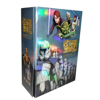 แผ่น DVD ละครอเมริกัน star wars-clone wars 1-5 Seasons (19 Discs) star the clone wars season 1-5 HD