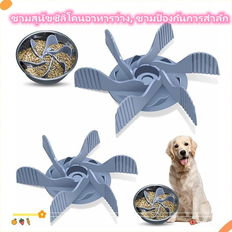 ชามใส่อาหารสุนัข แบบปุ่มดูดสุญญากาศ ขนาดเล็ก และขนาดกลาง เข้าได้กับชามสุนัข 36 ตัว