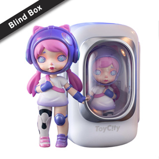 Toycity Laura Cyberpunk Space Capsule Series I Blind Box ToyCity กล่องสุ่ม ของเล่นน่ารัก ฟิกเกอร์ Kawaii ของแท้ 100%