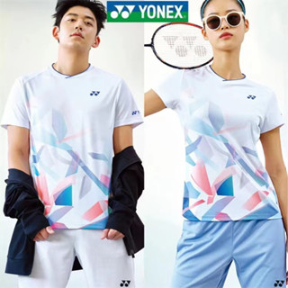 Yonex เสื้อแบดมินตัน แขนสั้น แห้งเร็ว หลากสี สไตล์เกาหลี สําหรับเด็กผู้ชาย และผู้หญิง