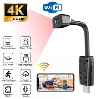 กล้องบันทึกวิดีโอไร้สาย HD 4K Wifi IP Micro แบบพกพา รองรับกล้อง P2P