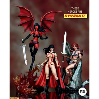 ตุ๊กตาฟิกเกอร์ Replicas สเกล 1/12 RED SONJA Purgatori VAMPIRELLA ขนาด 6 นิ้ว ของเล่น สําหรับเก็บสะสม