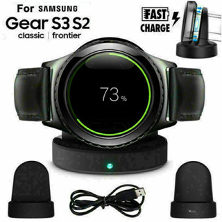 แท่นชาร์จนาฬิกา แบบไร้สาย สําหรับ Samsung Galaxy Gear S2 S3 42 46 มม.