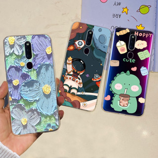 เคสโทรศัพท์มือถือ ซิลิโคนนิ่ม TPU ลายนักบินอวกาศ สําหรับ OPPO F11 F11 Pro 2023 OppoF11 F 11Pro