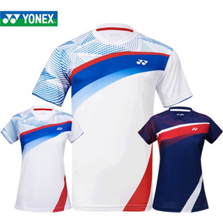 New Yonex เสื้อกีฬาเทนนิส ระบายอากาศ แห้งเร็ว ซับเหงื่อ สวมใส่สบาย สไตล์เกาหลี สําหรับผู้ชาย และผู้หญิง เหมาะกับการวิ่ง เล่นกีฬา