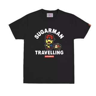 Sugarman เสื้อยืดแขนสั้น พิมพ์ลายเป็ดน้อย สีเหลือง สไตล์ฮ่องกง สําหรับผู้ชาย