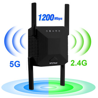 อะแดปเตอร์ขยายสัญญาณ WIFI ไร้สาย 5 Ghz ระยะไกล 1200Mbps 5 Ghz