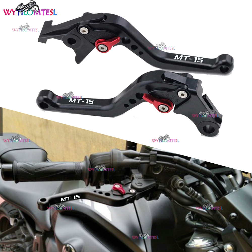 ก้านเบรกคลัตช์ อลูมิเนียมอัลลอย CNC 6 ขั้น ปรับได้ คุณภาพสูง สําหรับ YAMAHA MT-15 2015-2023