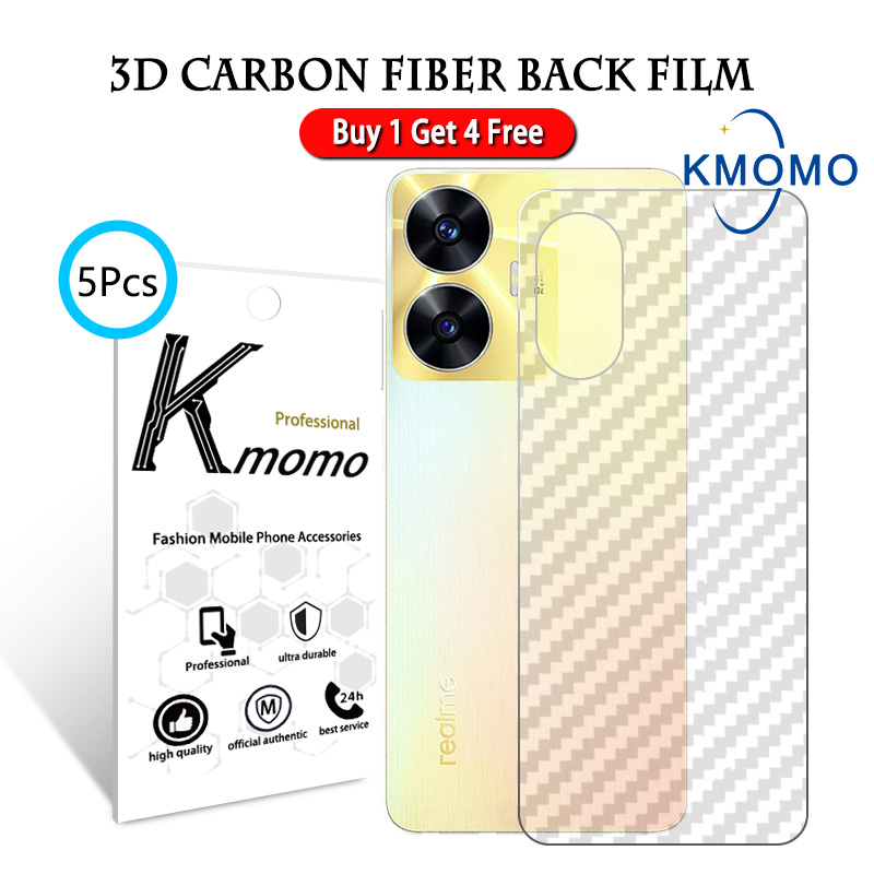 ซื้อ 1 แถม 4 ฟิล์มกันรอยหลัง Realme C67 C55 C53 C51 C33 C30s C35 C30 C25 C25s C21y C25y C11 2021 C15 C12 C20