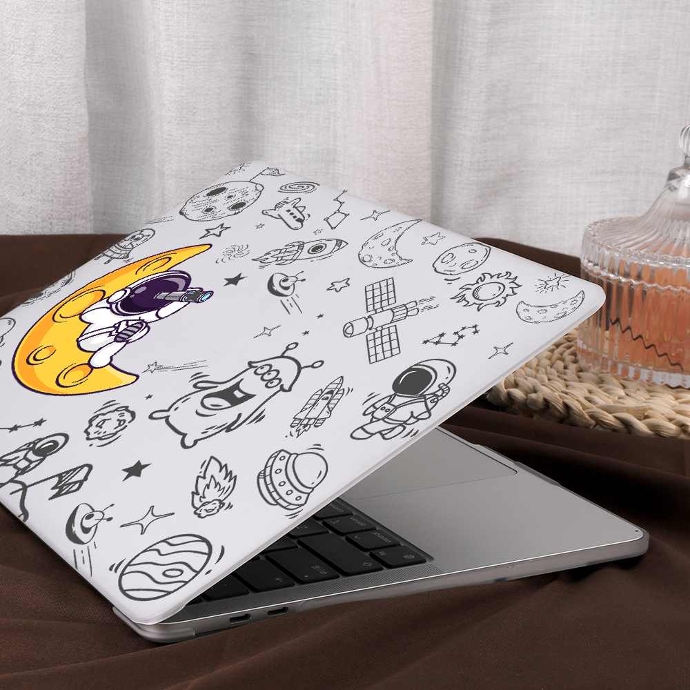เคสแป้นพิมพ์ แบบใส ผิวด้าน พิมพ์ลาย 3D สําหรับ MacBook case M4 2025 A3240 A3241 Pro 13 14 15 16 2023 M2 M1 Air 13 A2337 A2179 A2681 A2779 A2485 Retina 12 นิ้ว A1534 A2338 M1 2020