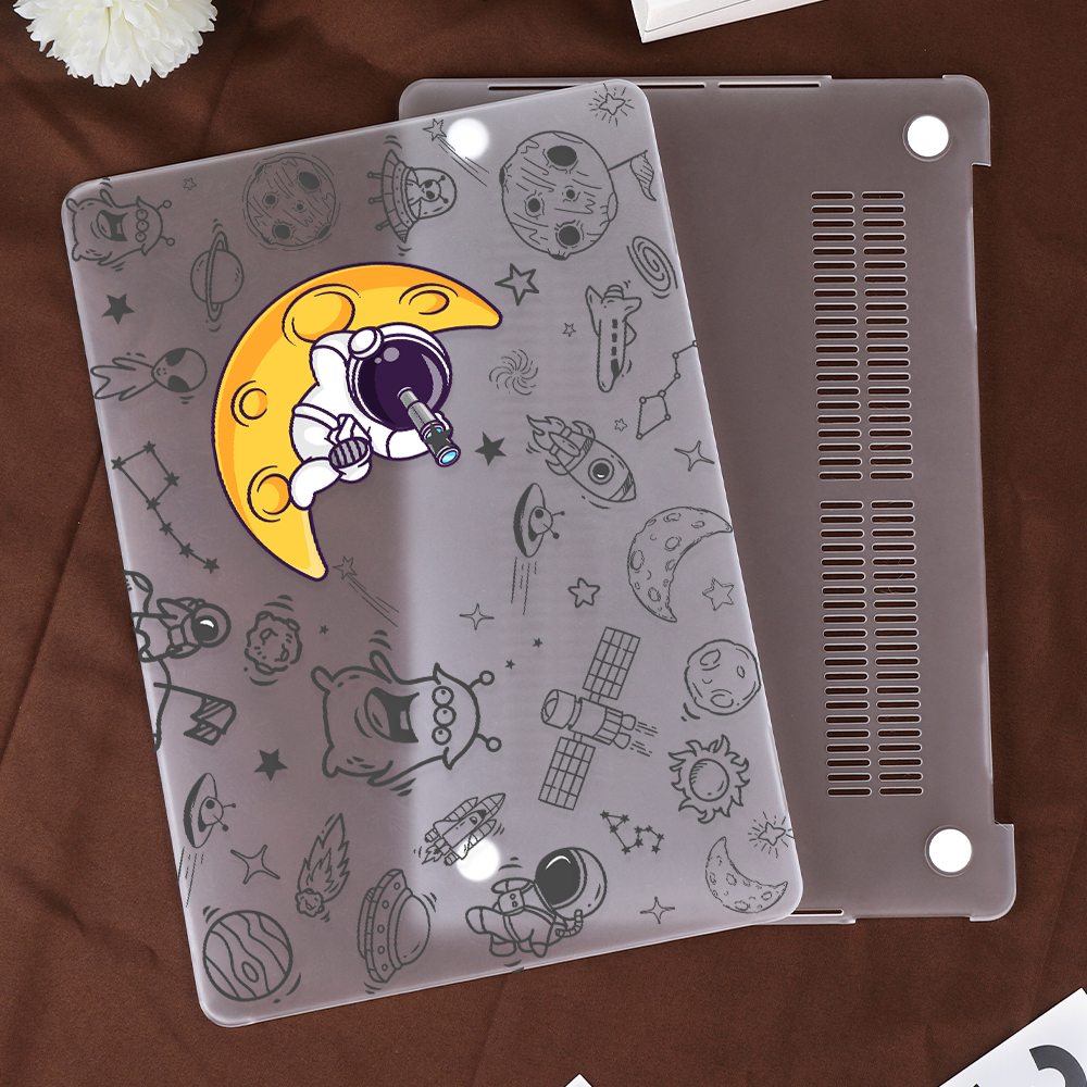 เคสแป้นพิมพ์ แบบใส ผิวด้าน พิมพ์ลาย 3D สําหรับ MacBook case M4 2025 A3240 A3241 Pro 13 14 15 16 2023 M2 M1 Air 13 A2337 A2179 A2681 A2779 A2485 Retina 12 นิ้ว A1534 A2338 M1 2020