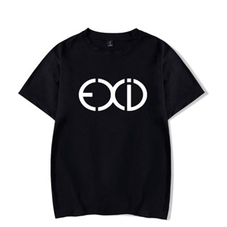 Exid Team เสื้อยืดแขนสั้น ผ้าฝ้าย ขนาดใหญ่ สําหรับผู้ชาย และผู้หญิง XXS-4XL 398A