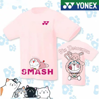 Yonex เสื้อยืดแขนสั้น ระบายอากาศ ดูดซับเหงื่อได้ดี เหมาะกับการเล่นกีฬาปิงปอง สําหรับผู้ชาย และผู้หญิง