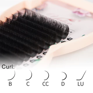 Yelix ขนตาปลอม 0.05 0.07 C D Curl 1S แบบนุ่ม ดูเป็นธรรมชาติ