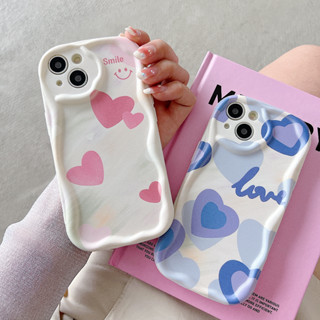 เคสโทรศัพท์มือถือ ขอบครีม ลายหัวใจ สําหรับ OPPO Reno 8T 5G Reno 8 5G Reno 6 Reno 7Z 5G 8Z 5G Reno 5 5G Reno 4 4G